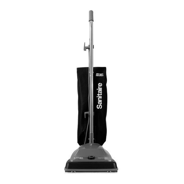 Aspirador de Pó Profissional 11L com Sistema de Liberação do Saco com Clipe de Metal e Substituição da Correia, 110V, Sanitaire SL635B, Cinza