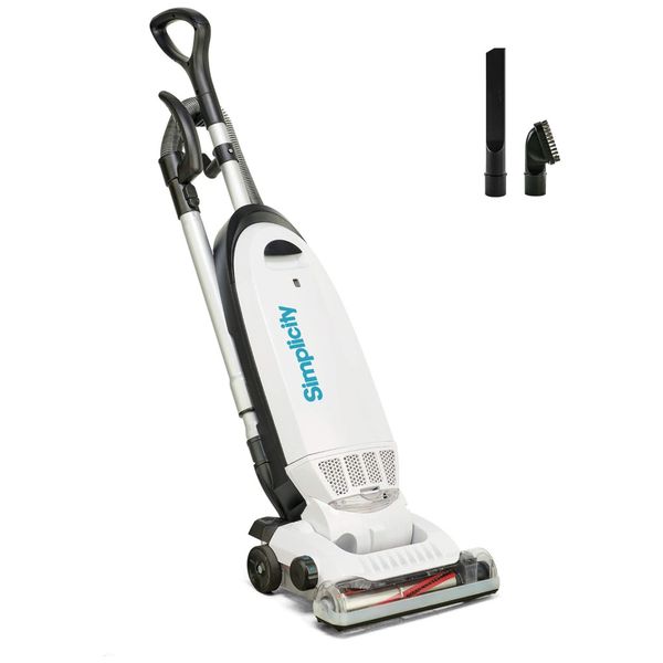 Aspirador de Pó Comercial com Acessórios, Filtro e Saco HEPA Certificado, 110V 1320W  Simplicity S20EZM, Branco
