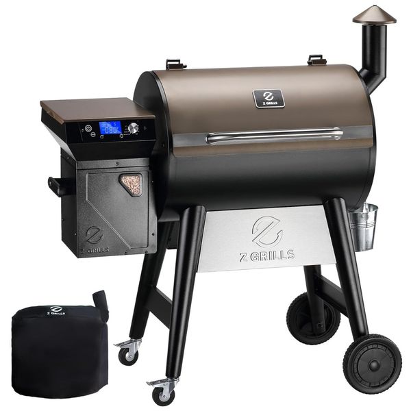 Churrasqueira Defumador a Pellets  com Controlador PID 2.0, e Sondas de Carne, Inclui Capa Protetora, Z Grills