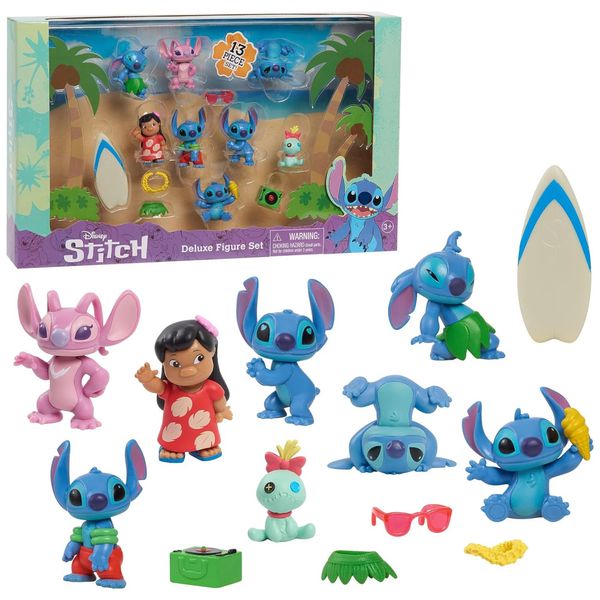 Kit 13 Brinquedos Lilo Stitch da Disney para Crianças Acima de 3 Anos, Just Play.