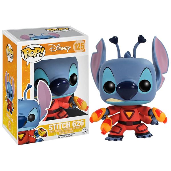 Brinquedo Stitch com Traje Espacial para Crianças e Adultos, Funko, Azul