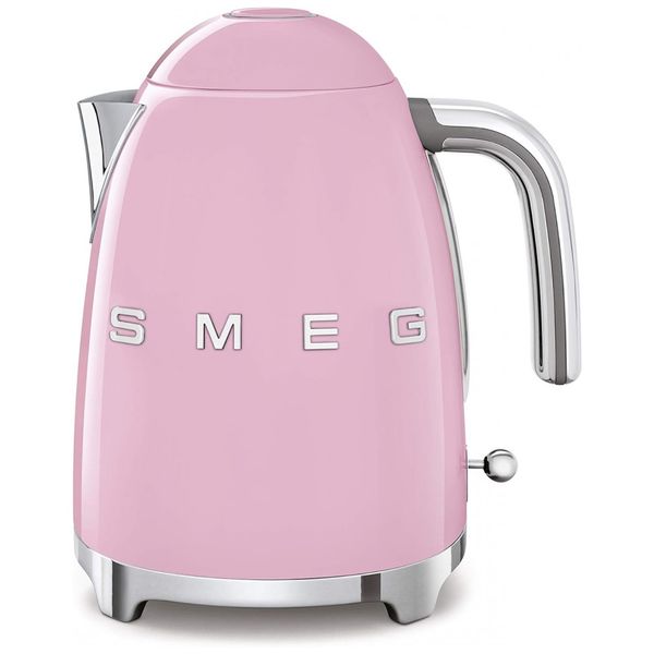 Chaleira Elétrica Retro Anos 50, 1.7L, 1500W, SMEG KLF03PKUS, Rosa