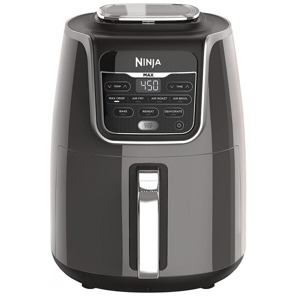 Fritadeira Elétrica Air Fryer 5.2 Litros Cozinha, Reaquece e Desidrata, 110V 1750W, NINJA AF161 Max XL, Cinza