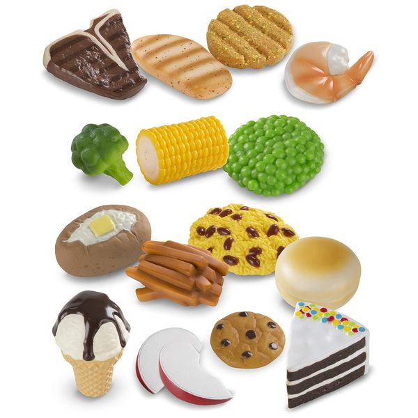 Kit de Jantar Infantil, Comida Realista e Durável com 18 Peças para Crianças Acima de 3 Anos, Melissa & Doug