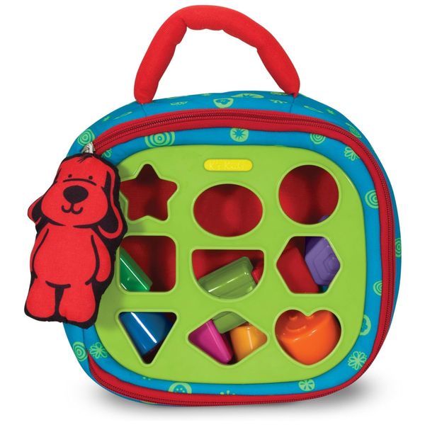 Bolsa de Atividades de 2 Lados e 9 Blocos de Formas para Bebês, Melissa & Doug