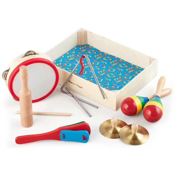 Kit de 10 Instrumentos Musicais Infantis para Crianças Acima de 3 Anos, Melissa & Doug