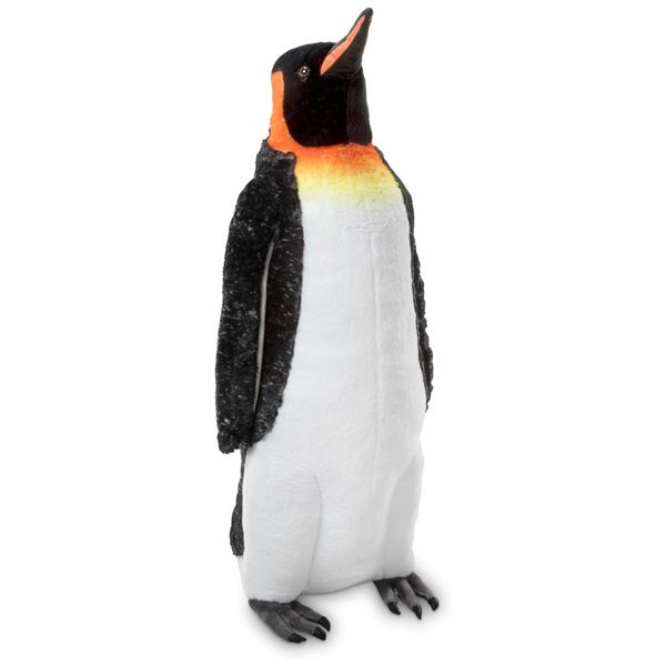 Pelúcia Pinguim Imperador 1 Metro de Altura com Design Realista para Crianças Acima de 3 Anos, Melissa & Doug, Branco