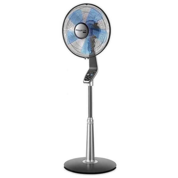 Ventilador de Coluna com 5 Vel Oscilação e Controle Remoto, 110V 35W, ROWENTA VU5670, Cinza