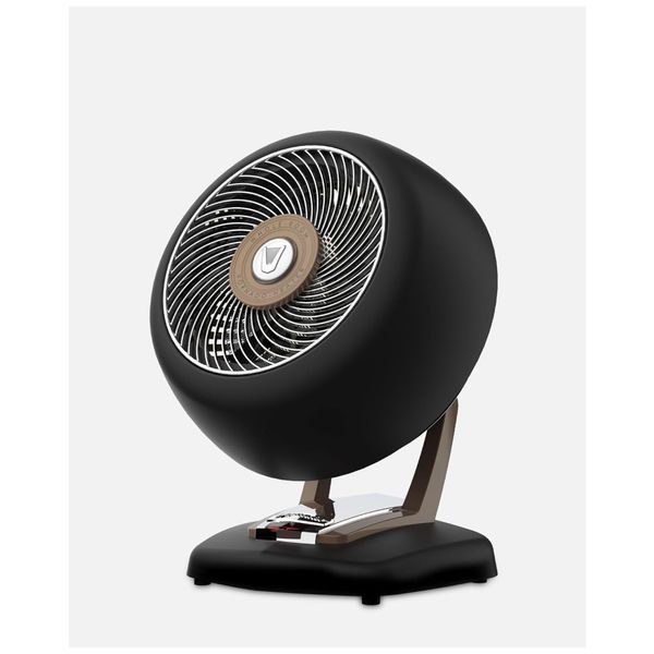 Aquecedor Vintage de Design Retro com Temperatura Ajustável, 1500W 110V, Vornado VHEAT, Preto