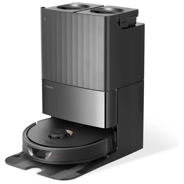 Aspirador Robô com Sucção 5500Pa, Auto-Esvaziamento, Lavagem e Secagem Automática, 110V, Roborock Q Revo, Preto