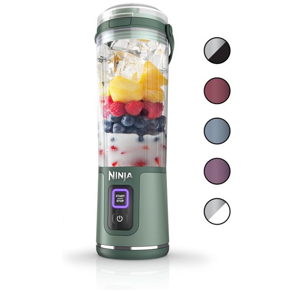Liquidificador Portátil sem Fio 532 mL Ideal para Vitaminas, 151W, Ninja BC151EM, Verde