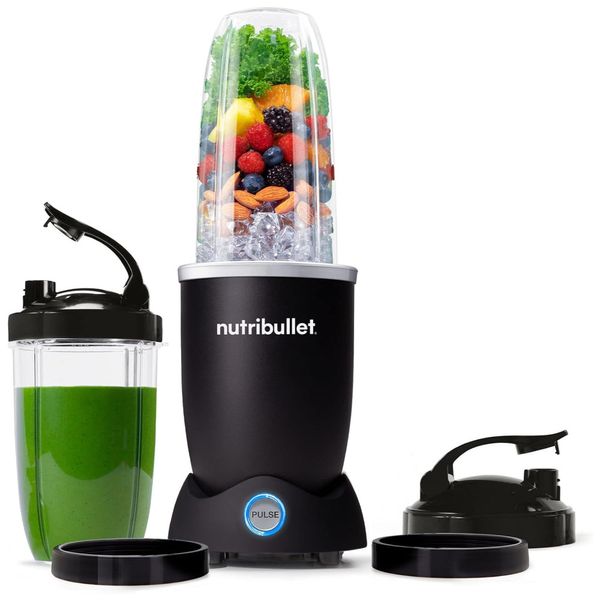 Liquidificador para Vitaminas 950mL com Função de Pulso e Acessórios, 110V 1200W, Nutribullet Pro, Preto