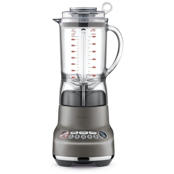 Liquidificador de Bancada 1,4L com 9 Predefinições e 5 Velocidades, 110V 1100W, Breville  BBL620OYS, Cinza