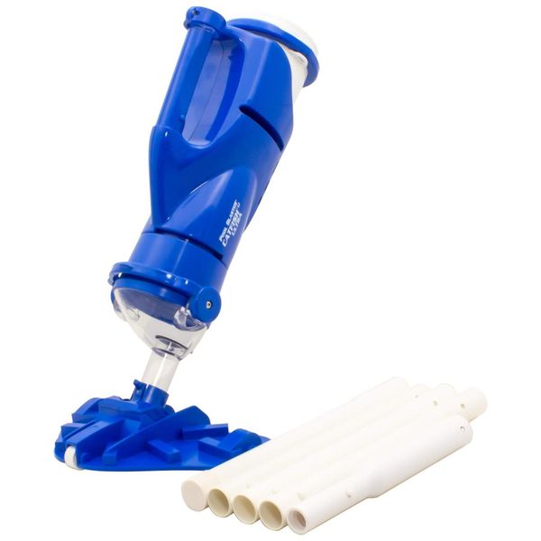 Aspirador de Piscina sem Fio, Recarregável com Duração da Bateria de 45 Minutos, 110V, POOL BLASTER, Azul