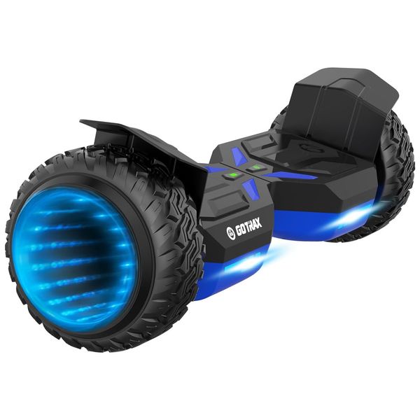Hoverboard com Luz LED, Alto Falante Musical, Pneus Off Road, Velocidade de 12km/h e Alcance até 12 km, para Crianças e Adultos até 100 kg, 110V 250W Hoverboard com Luz LED, Alto Falante Musical, Pneus Off Road, Velocidade de 12km/h e Alcance até 12 km, para Crianças e Adultos até 100 kg