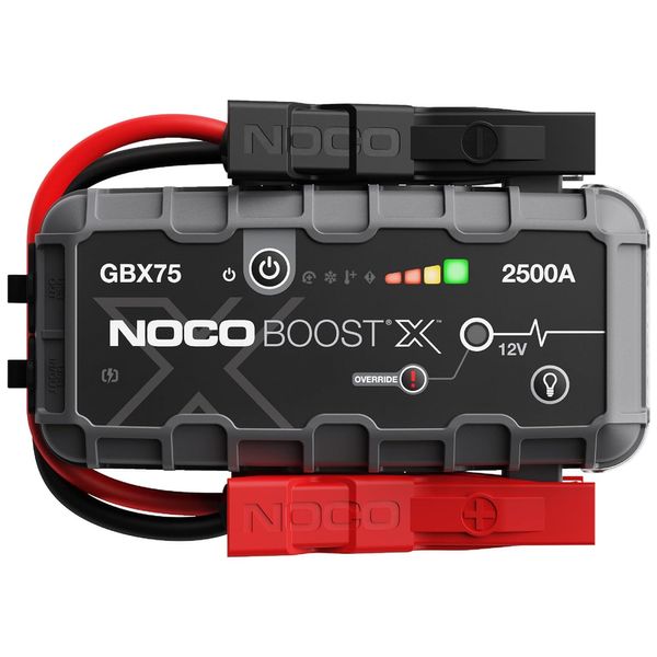 Auxiliar de Partida Jump Start Portátil, Bateria de Lítio de 2500A, 12V para Veículos a Gasolina de até 8,5L e Diesel até 6,5L, NOCO GBX75