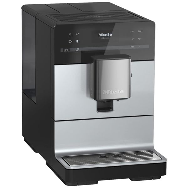 Máquina de Café Automática 1,3L com OneTouch, Sistema Aromático e Perfil Individuais, 110V, Miele CM5510, Preta e Prata