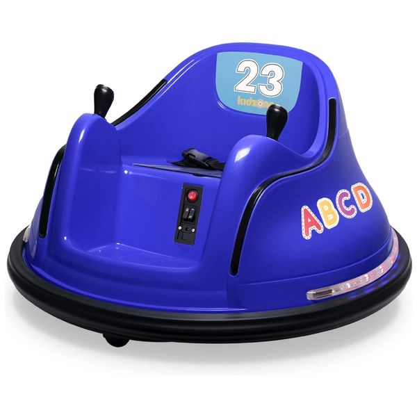 Carro Elétrico Infantil Bate Bate 12V com 2 Velocidades, Controle Remoto, Luzes LED, Bluetooth e Giro de 360º para Crianças de 1 a 5 Anos, Kidzone,
