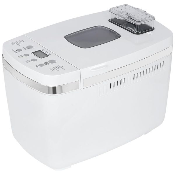 Panificadora Automática 14 em 1 com Configuração Sem Glúten e Capacidade de até 1,36kg, 110V 750W, Patioer, Branca