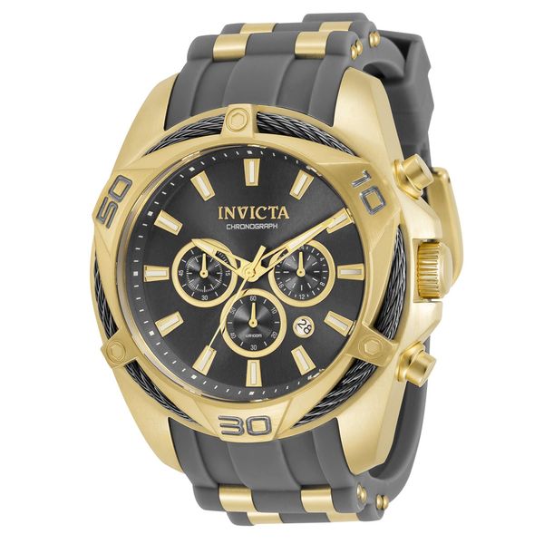 Relgio Masculino Bolt - 50mm. Ouro. Bronze 34140, Invicta