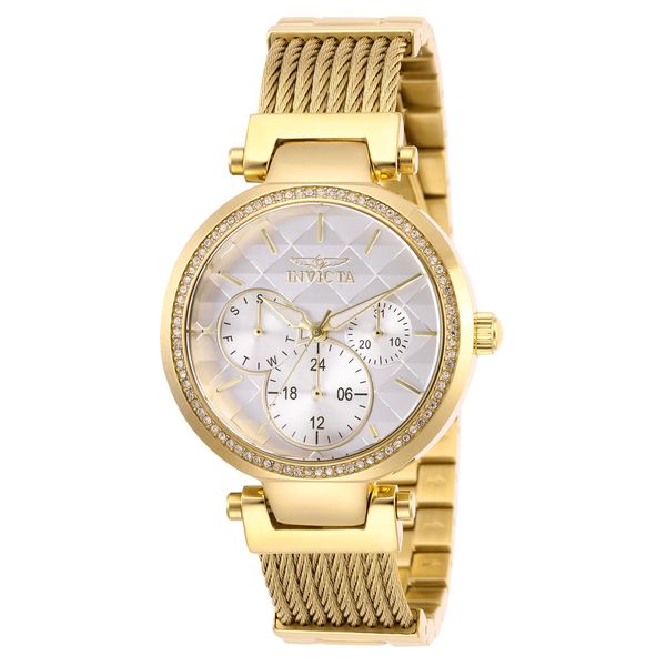 Relgio feminino anjo - 36 mm. Ouro 28917, Invicta