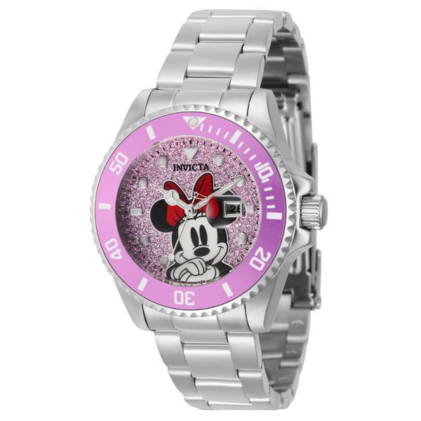 1 EDIO LIMITADA - Relgio feminino Disney Limited Edition Minnie Mouse - 36 mm. Ao 41342-N1, Invicta