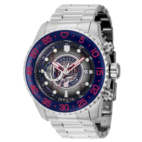 Relgio masculino MLB Minnesota Twins - 50 mm. Ao 42696, Invicta