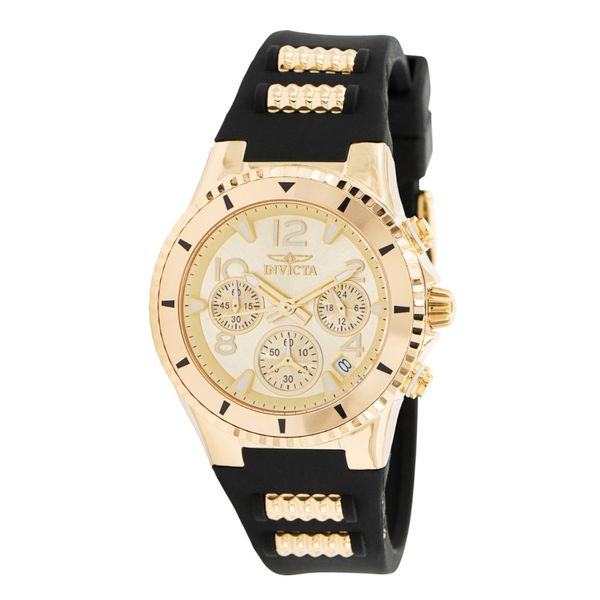 Relgio feminino BLU - 39 mm. Ouro. Preto 36909, Invicta