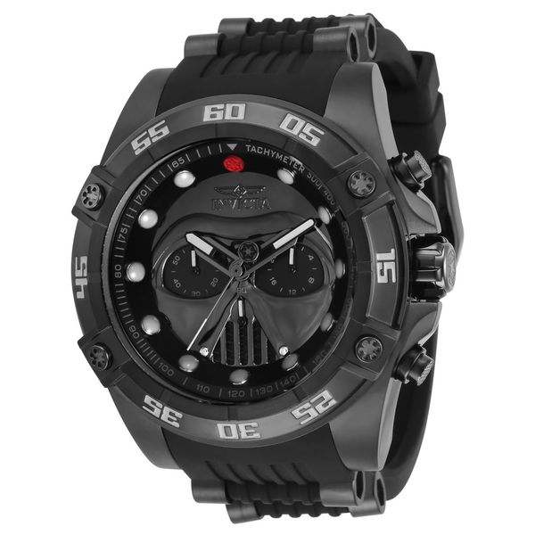 Relgio masculino Star Wars Darth Vader - 52 mm. Preto. Bronze 34040, Invicta