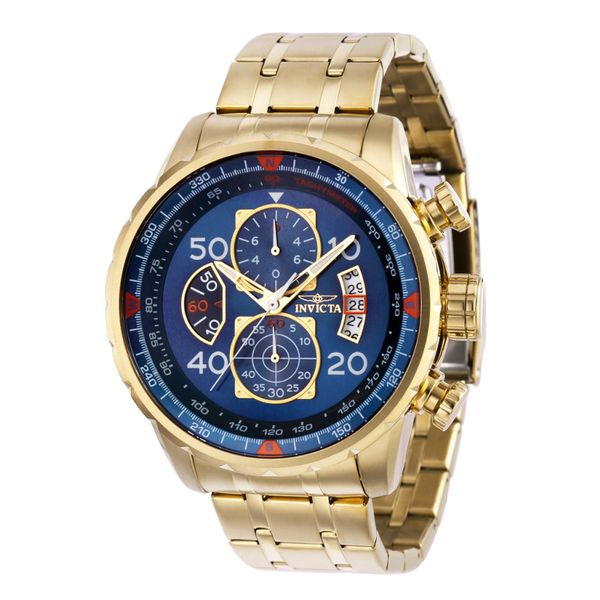 Relgio Masculino Aviador - 48mm. Ouro 36602, Invicta
