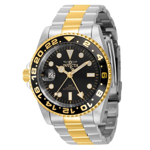 Relgio masculino pro canhoto suo Ronda calibre 515.24H - 42 mm. Ao. Ouro 43966, Invicta