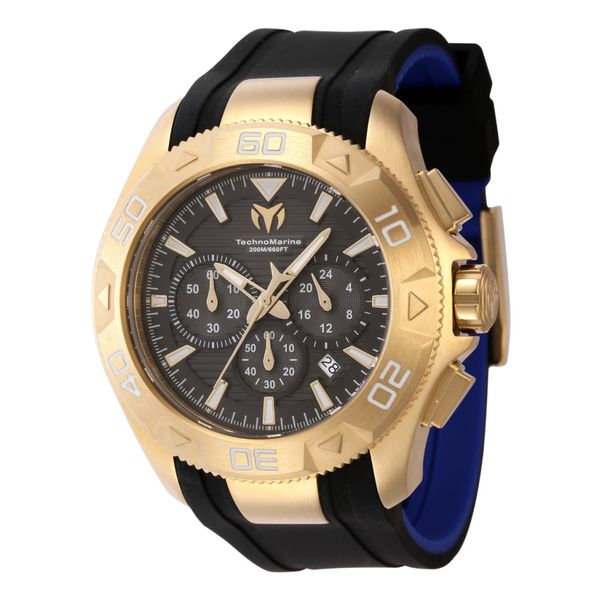 Relgio Masculino TechnoMarine UF6 - 48mm Preto/Azul TM-622004 Invicta - Design moderno e sofisticado para o seu estilo.