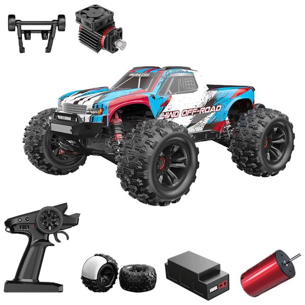 Caminhão RC 4x4 Off Road com Motor sem Escova, Escala 1/16, Atinge 45 km/h para Adultos e Adolescentes, Fenamx.