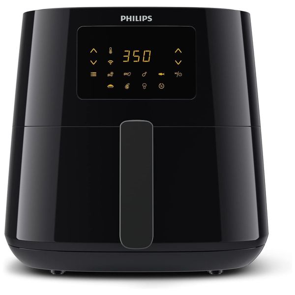 Airfryer com Capacidade de 6,2L, Tecnologia Rapid Air e Controle pelo App, 110V 2000W, Philips Essential, Preta