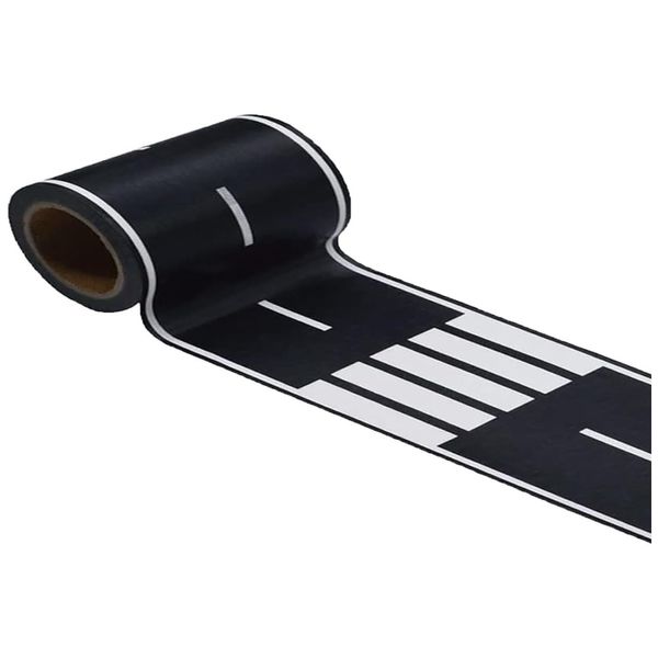 Fita Adesiva para Criar Estradas para Carros de Brinquedo 1 Rolo de 10m x 10 cm, RECER