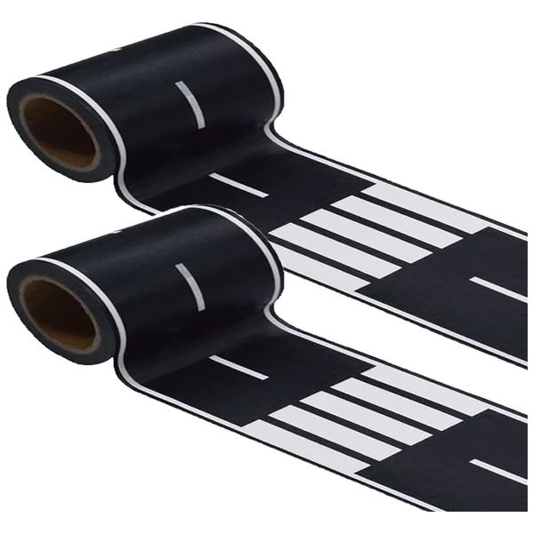 Fita Adesiva para Criar Estradas para Carros de Brinquedo 2 Rolos de 10m x 10 cm, RECER