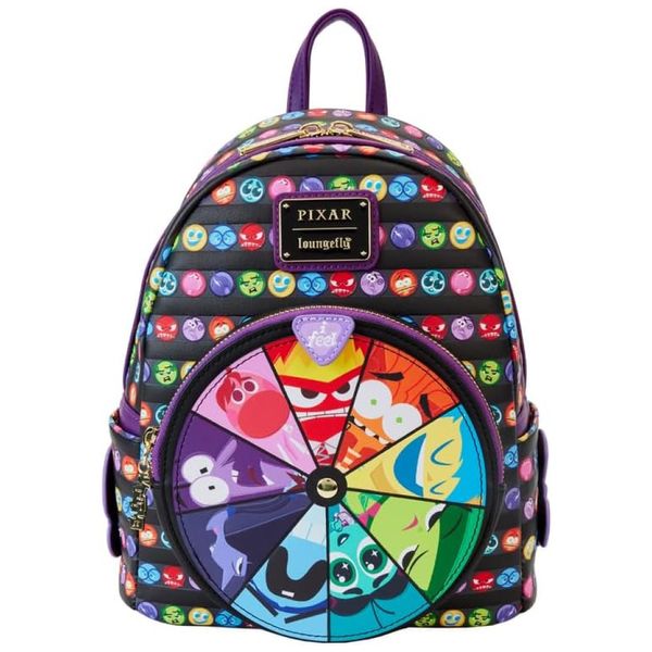 Mini Mochila Infantil de Couro Sintético, Divertidamente 2, Loungefly