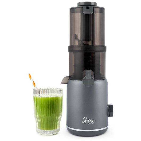 Centrifuga de Frutas Portátil com Motor Potente, sem BPA e Designer Compacto, 110V 150W, Tribest, Cinza