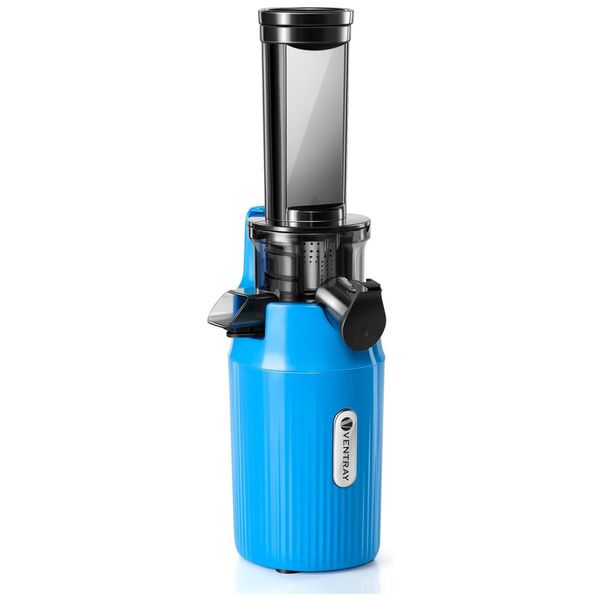 Centrifuga de Frutas com Baixa Velocidade de 60 RPM e Fácil de Limpar, 110V 100W, Ventray, Azul