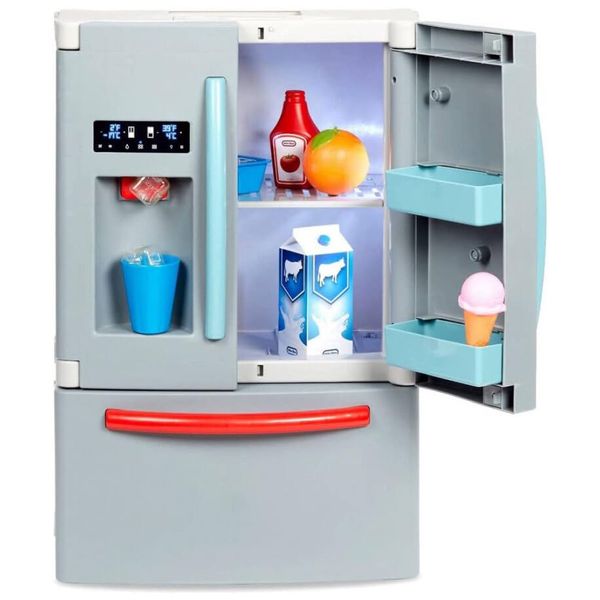 Geladeira Infantil com Dispensador de Gelo e Acessórios, Little Tikes