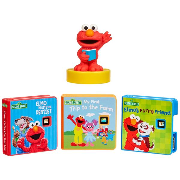 Coleção de Histórias para Máquina dos Sonhos Little Tikes, 1 Personagem e 3 Historias, Vila Sésamo Elmo Friends