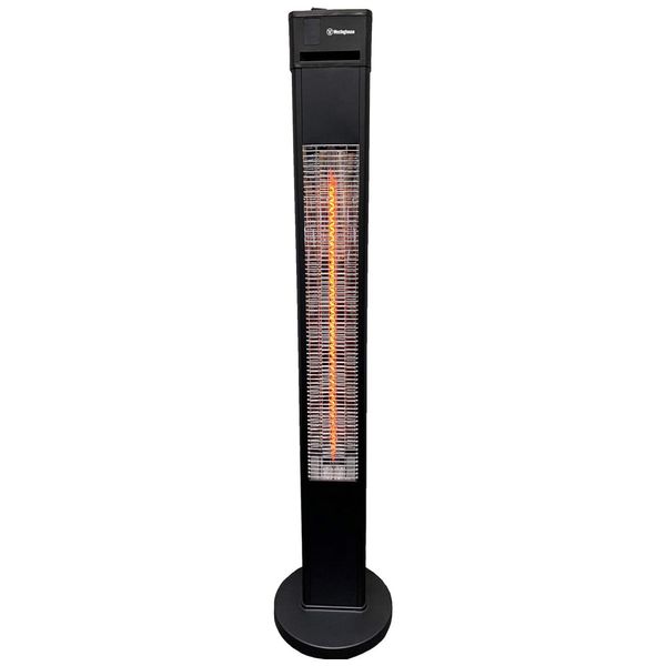 Aquecedor Externo Elétrico à Prova D'água com Desligamento Automático, Proteção Contra Tombamento e Superaquecimento, 110V 1500W, Westinghouse, Preto