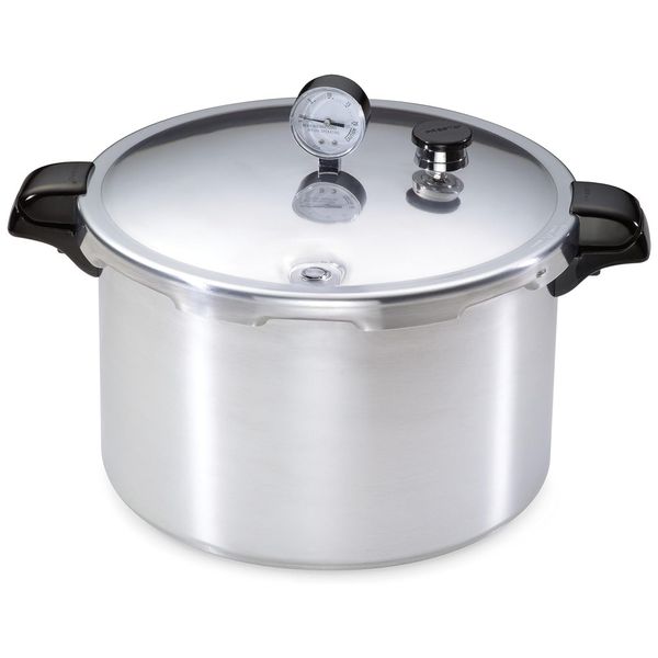 Panela de Pressão em Alumínio 15,1L com Manômetro de Pressão, 110V 1000W, Presto 01755, Prata