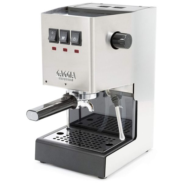 Máquina de Café Expresso com Bocal de Leite e Porta-Filtro em Aço Inoxidável de 58mm, 110V 1200W, Gaggia RI9380/46 Classic Evo Pro, Prata