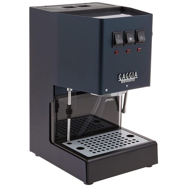 Máquina de Café Expresso com Bocal de Leite e Porta-Filtro em Aço Inoxidável de 58mm, 110V 1200W, Gaggia RI9380/50 Classic Evo Pro, Azul
