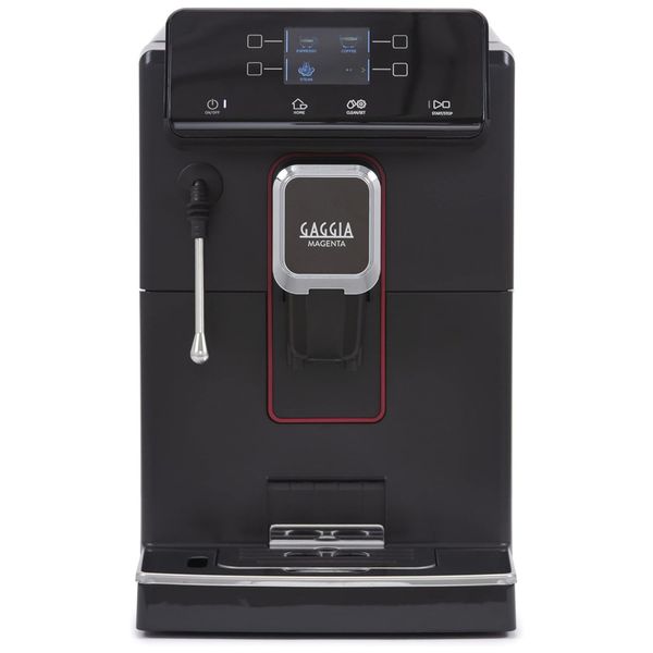 Máquina de Café Expresso 1,7L Super Automática com Vaporizador de Leite e Tanque Removível, 110V 1400W, Gaggia Magenta Plus, Preta