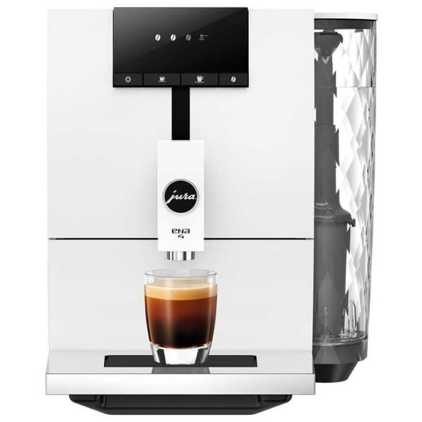Máquina de Café Expresso 1L com Moedor Integrado e Visor em LED, 110V 1450W, Jura ENA4, Branca