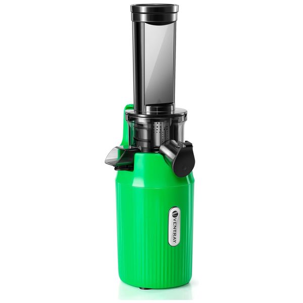 Centrifuga de Frutas Compacta com 60 RPM de Baixa Velocidade, 110V 130W, Ventray, Verde