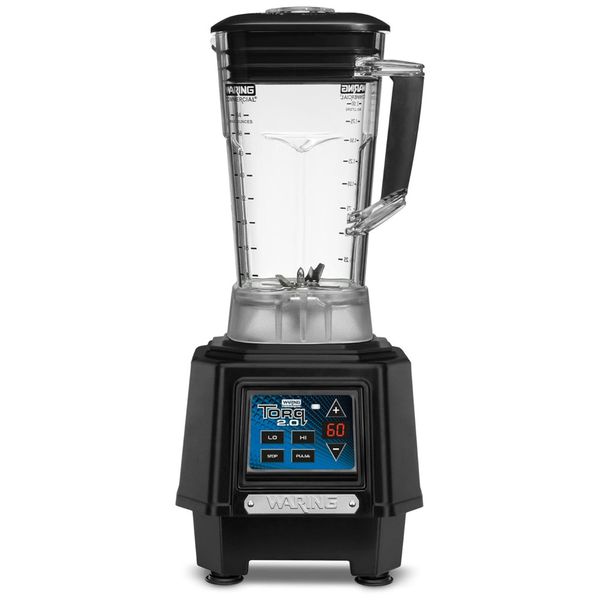 Liquidificador Profissional 1,8L com 2 Velocidades, Temporizador de Contagem Regressiva e Plugue de 5 a 15 Fases, 110V 1492W, Waring TBB160P6 TORQ,