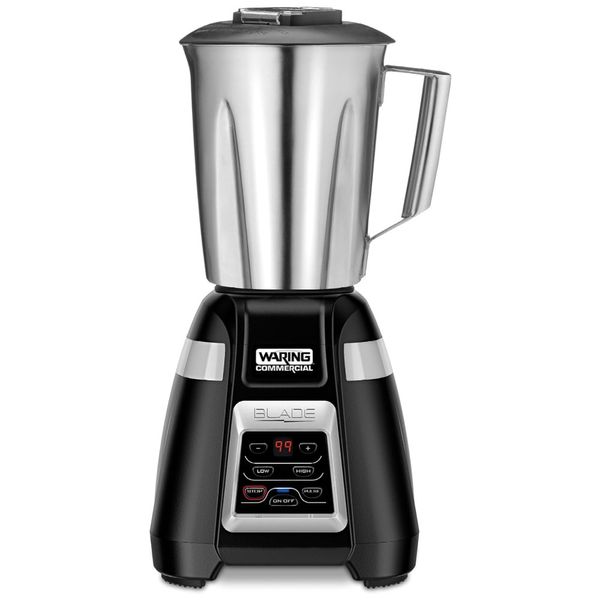 Liquidificador Profissional 1,4L com 2 Velocidades, Temporizador de Contagem Regressiva, Função de Pulso e Jarro de Aço Inoxidável, 110V 750W, Waring